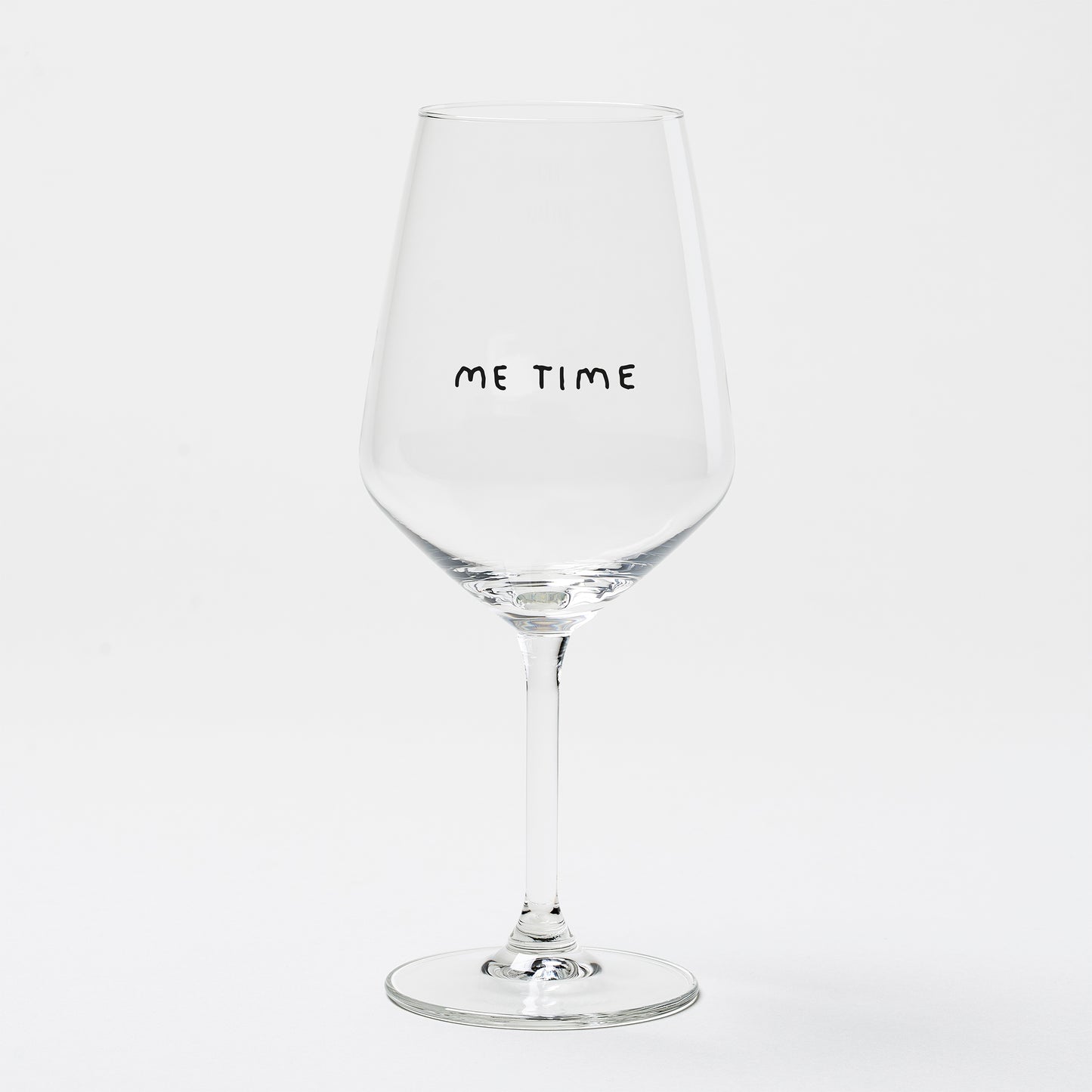 "Me Time" Weinglas