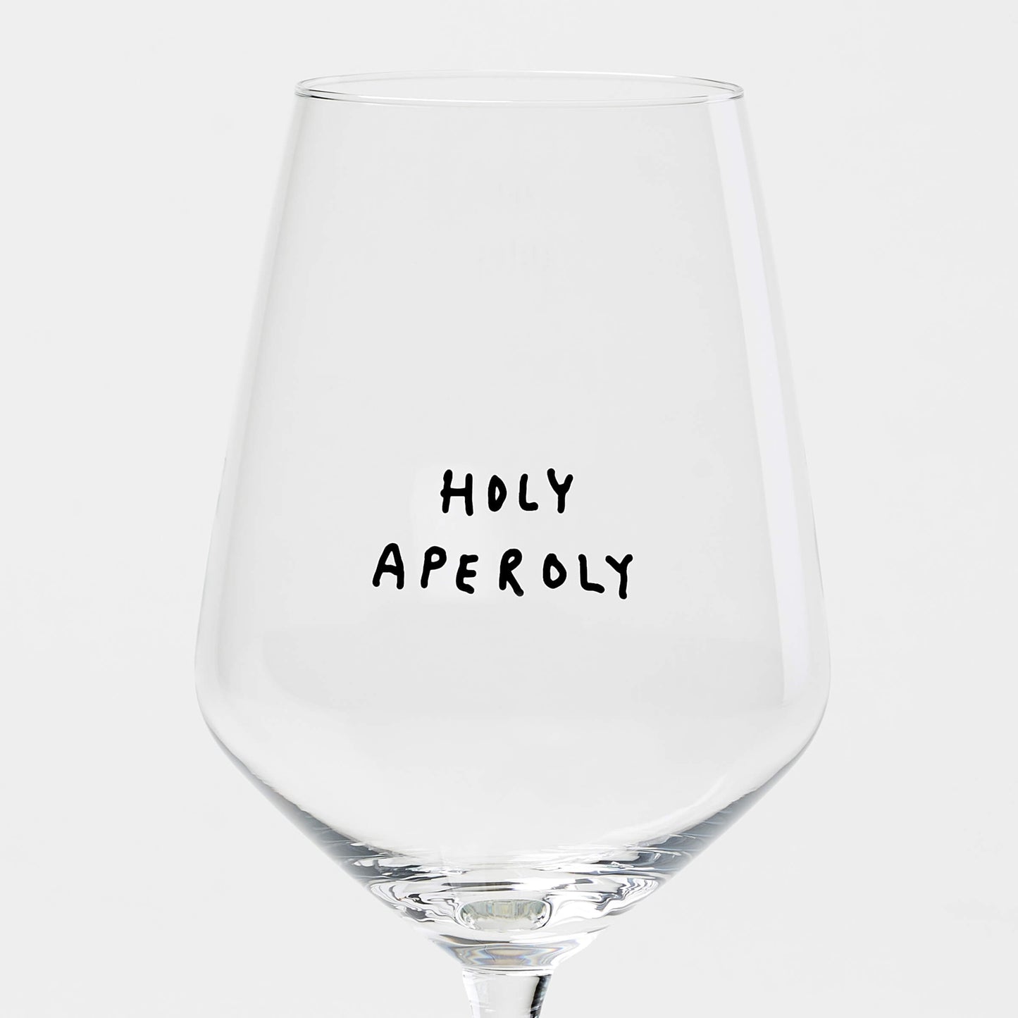 "Holy Aperoly" Weinglas