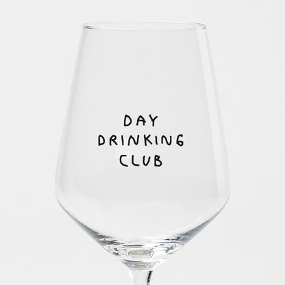 "Day Drinking Club" Weinglas