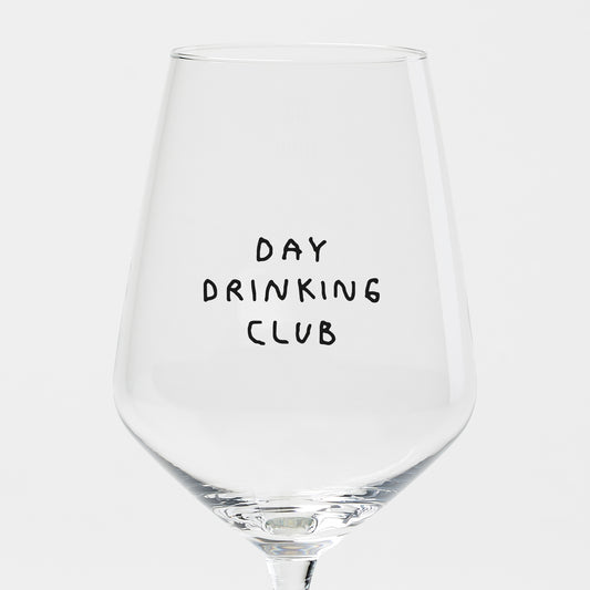 "Day Drinking Club" Weinglas