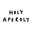 logo of Holy Aperoly - Weingläser mit Illustrationen von Johanna Schwarzer