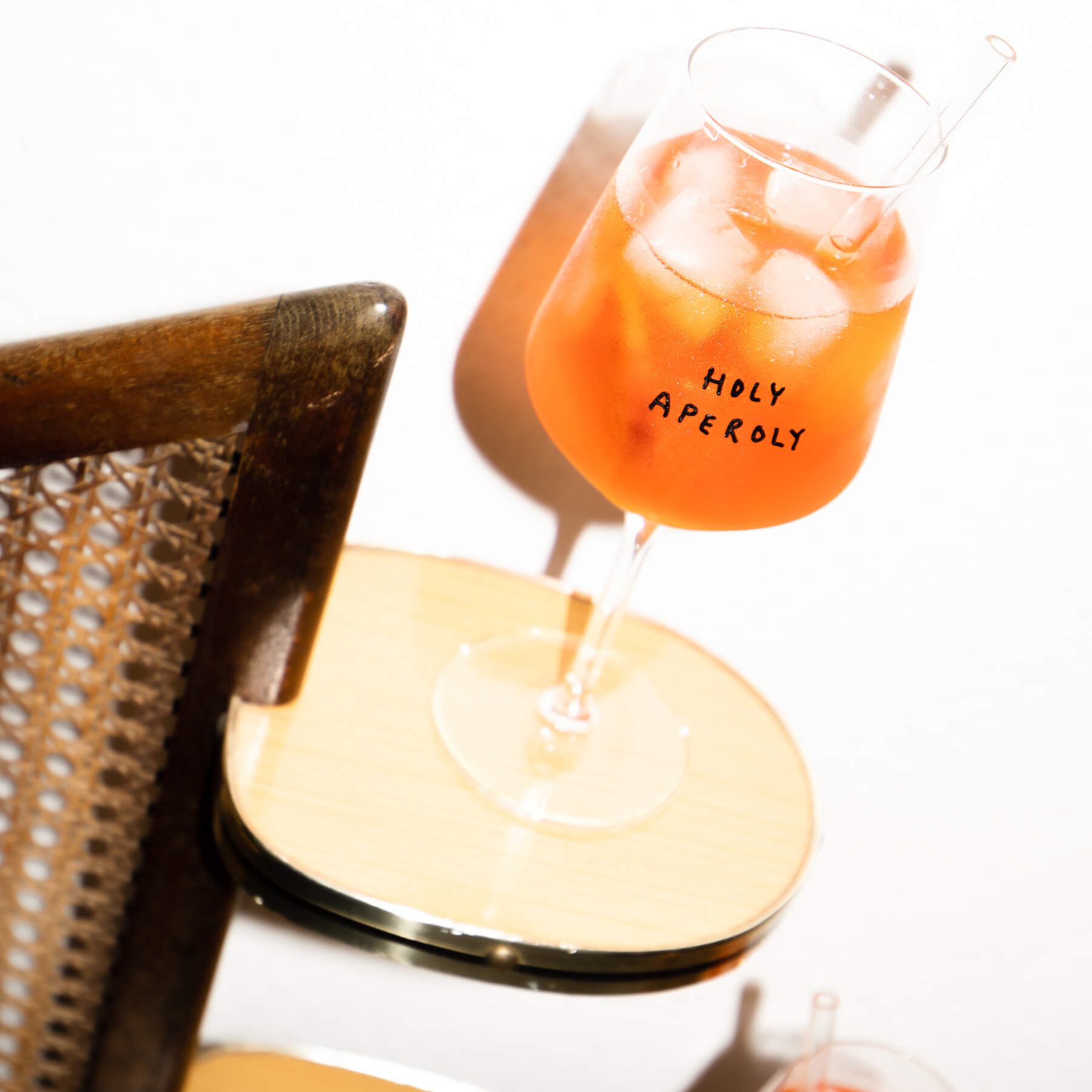 "Holy Aperoly" Weinglas